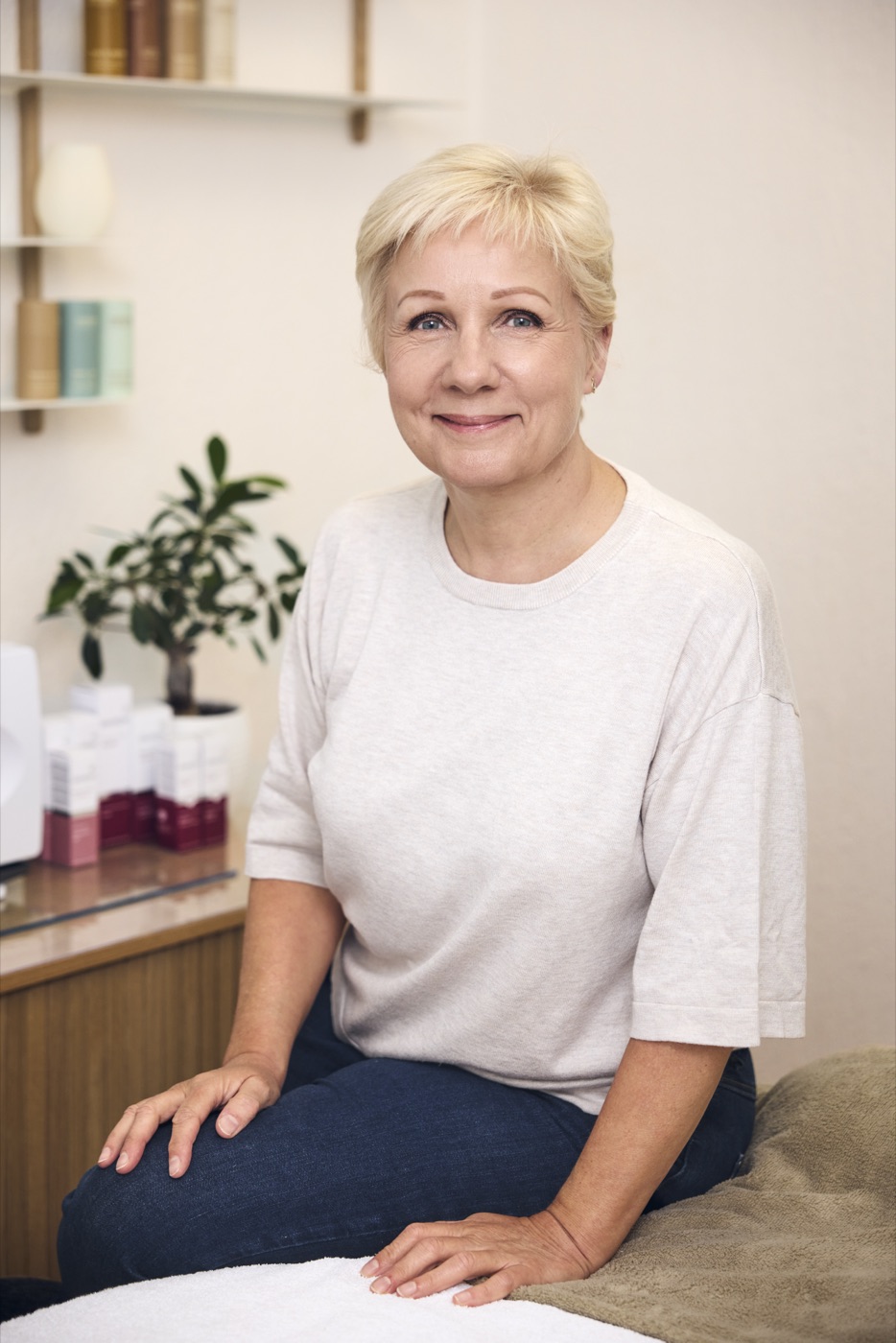 Bettina Cederberg i klinikken
